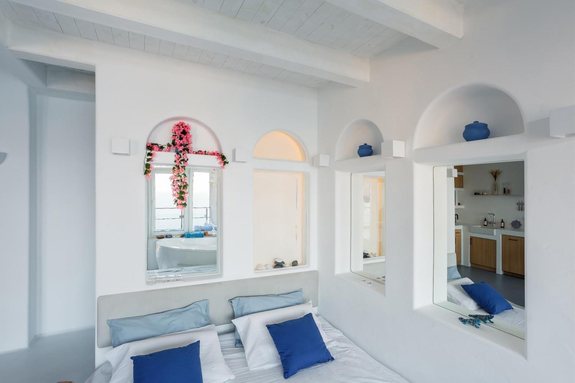 Anna Maria Santorini - Greek Suite & Large Sea Terrace Arcadia オデッサ エクステリア 写真