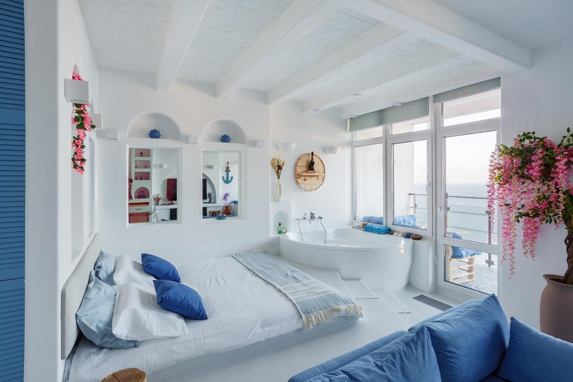Anna Maria Santorini - Greek Suite & Large Sea Terrace Arcadia オデッサ エクステリア 写真