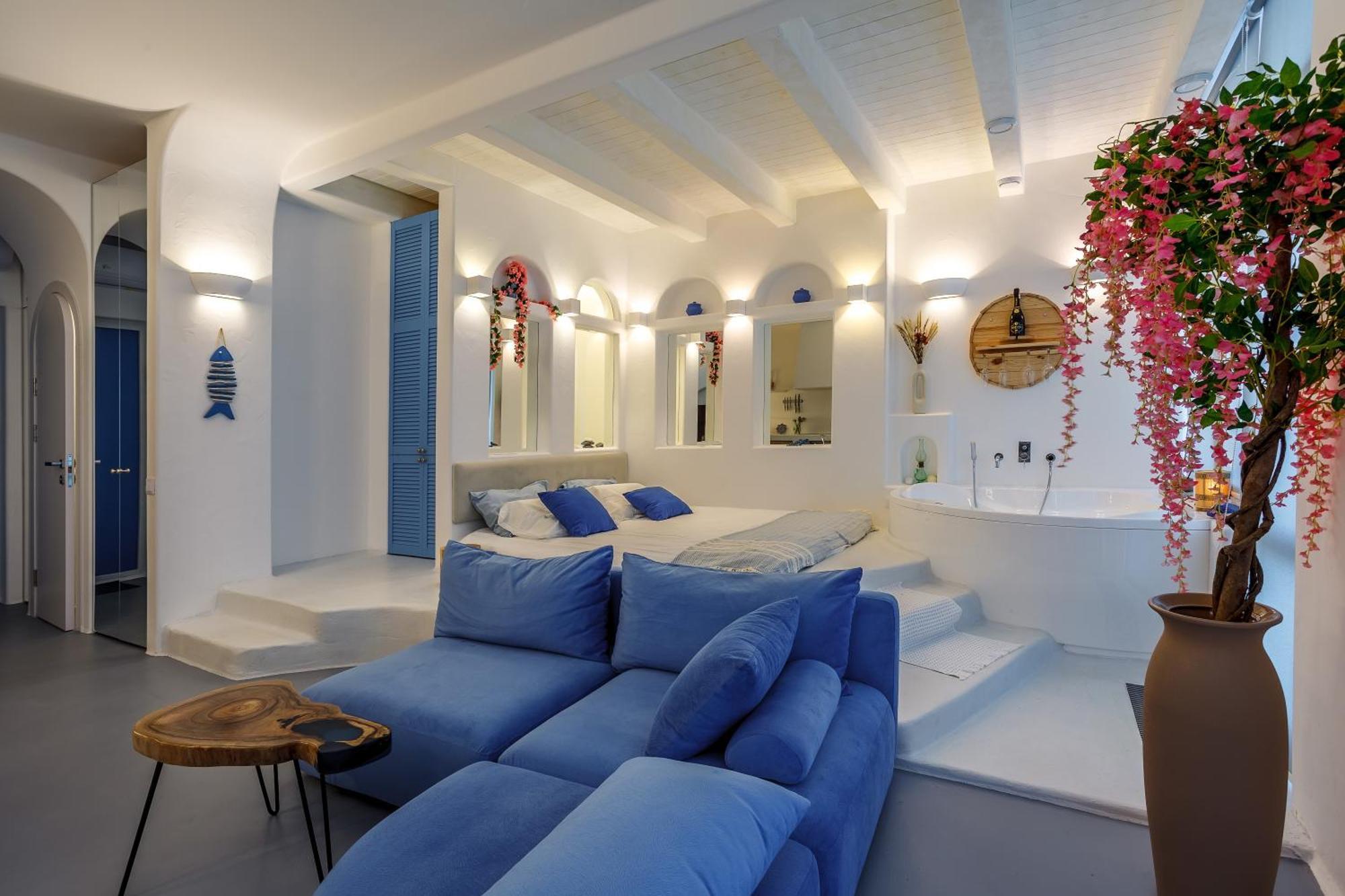 Anna Maria Santorini - Greek Suite & Large Sea Terrace Arcadia オデッサ エクステリア 写真