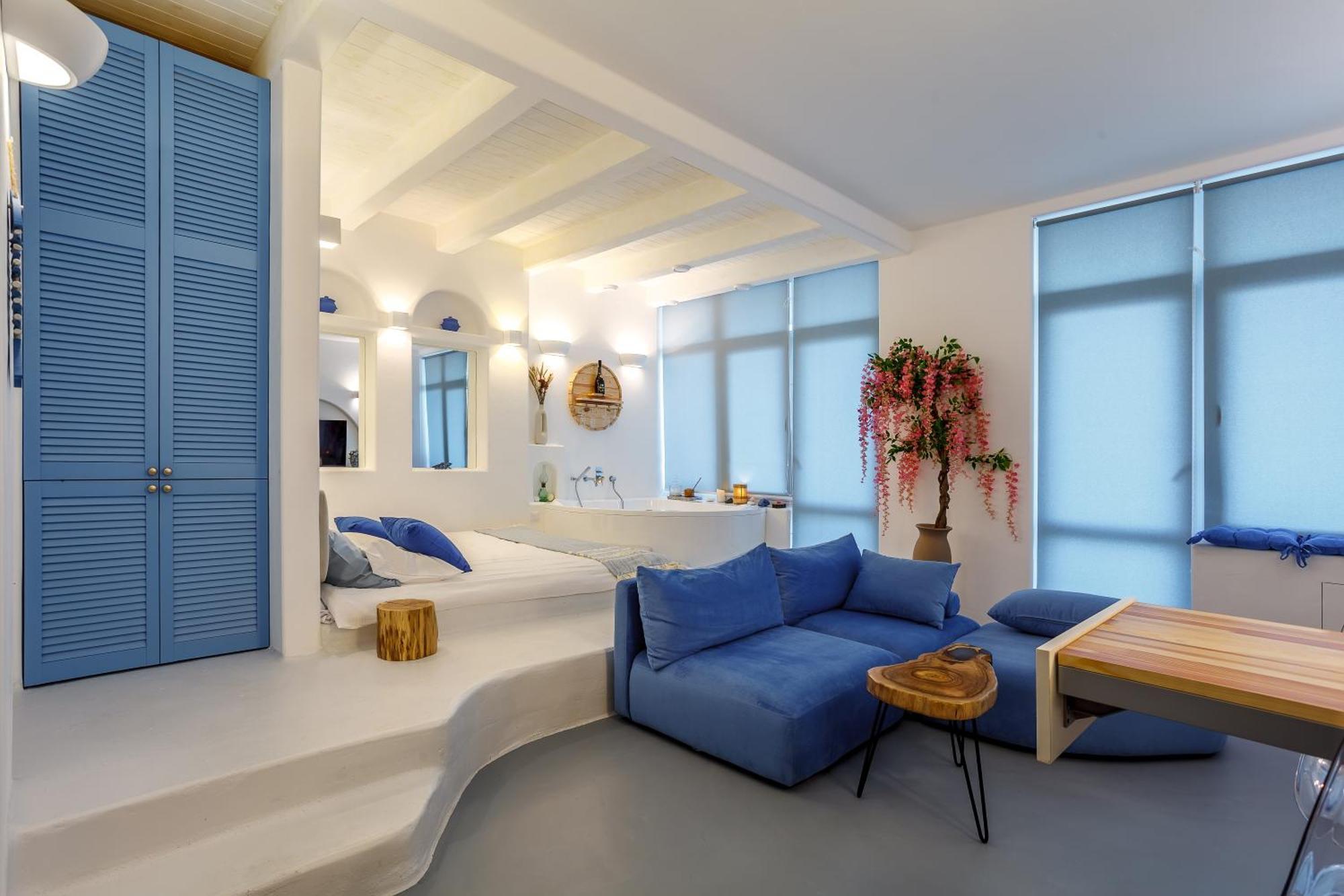 Anna Maria Santorini - Greek Suite & Large Sea Terrace Arcadia オデッサ エクステリア 写真