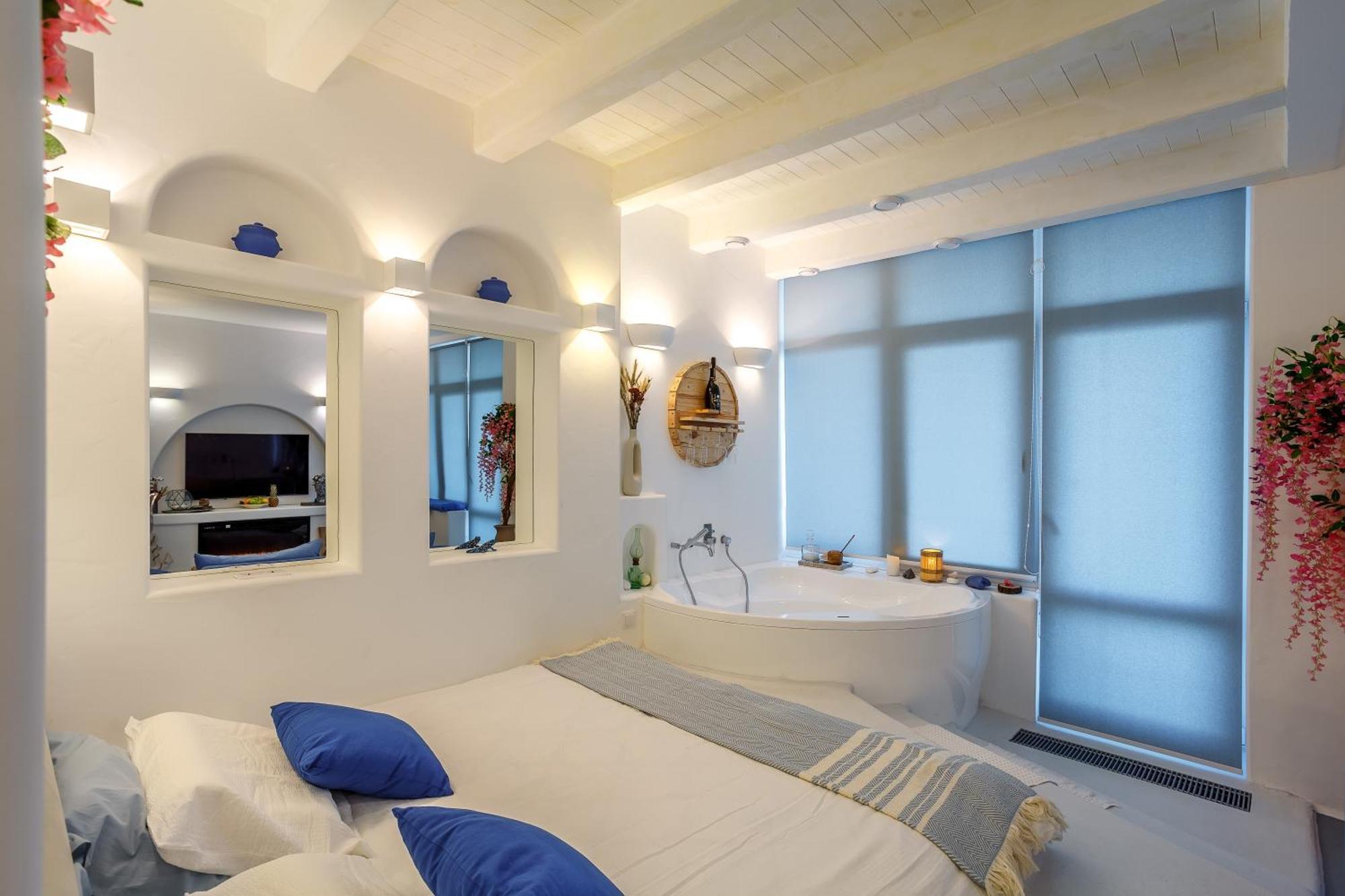 Anna Maria Santorini - Greek Suite & Large Sea Terrace Arcadia オデッサ エクステリア 写真