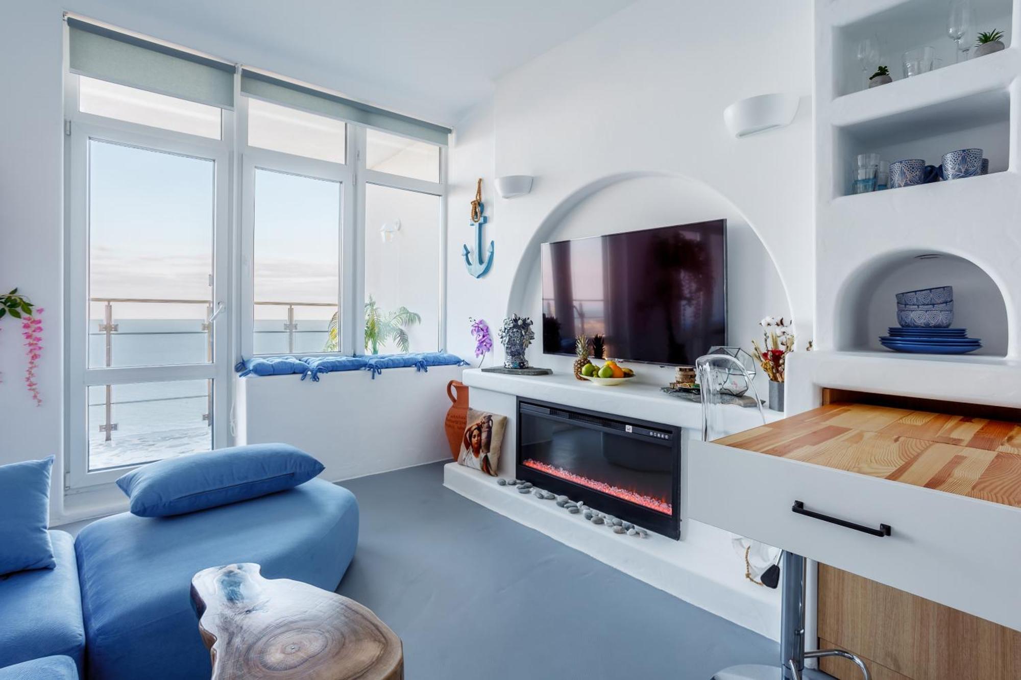 Anna Maria Santorini - Greek Suite & Large Sea Terrace Arcadia オデッサ エクステリア 写真